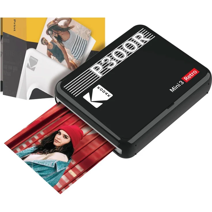 Kodak Mini 3 Plus Retro schwarz (P300RB) – Bild 2