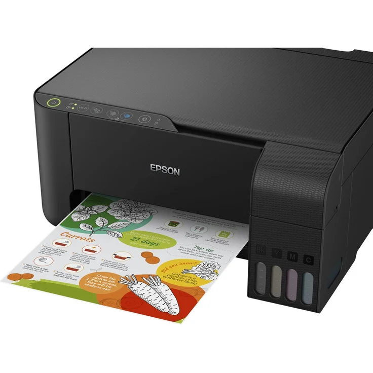 Epson EcoTank ET-2715 (3-in-1) Multifunktionsdrucker - Farbe, Druckgeschwindigkeit: 10 s/w, 5 Farbe, Auflösung: 5760 x 1440, WLAN, Mobile Print, Wi-Fi Direct (C11CG86417) – Bild 9