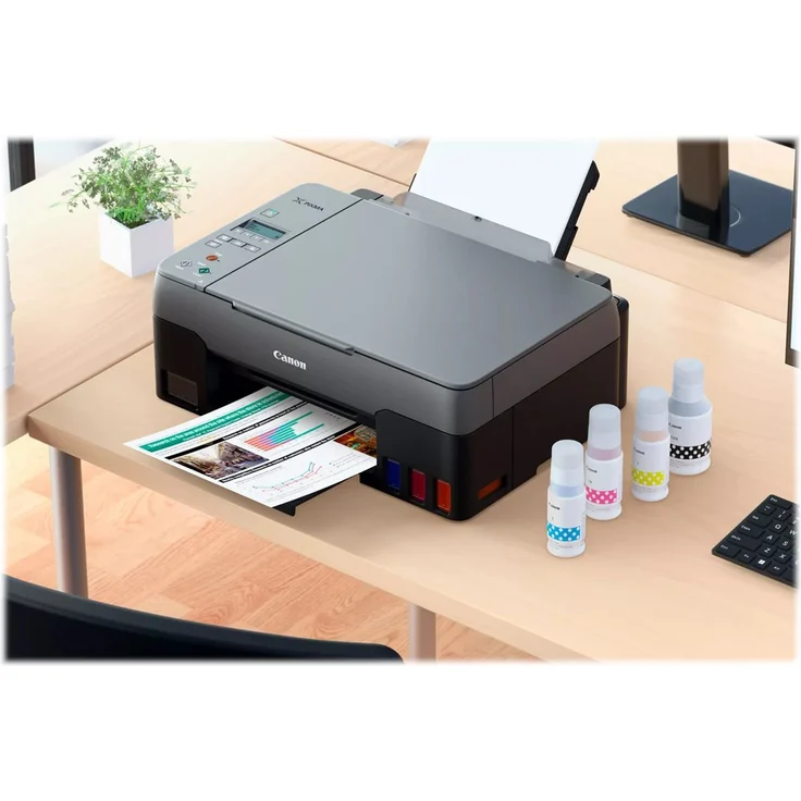 Canon PIXMA G2520 (3-in-1) Multifunktionsdrucker - (Tintenstrahl) Farbe, Druckgeschwindigkeit: 9,1 s/w, 5 Farbe, Auflösung: 4800 x 1200, (4465C006) – Bild 7