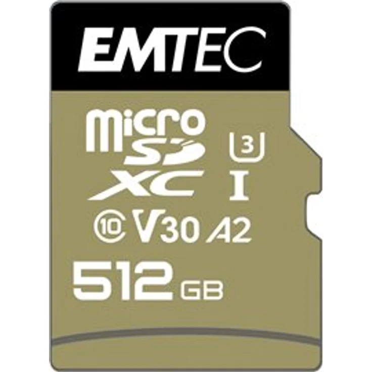 Emtec mSD 512GB UHS-I U3 V30 A2 SpeedIN (ECMSDM512GXC10SP) – Bild 3