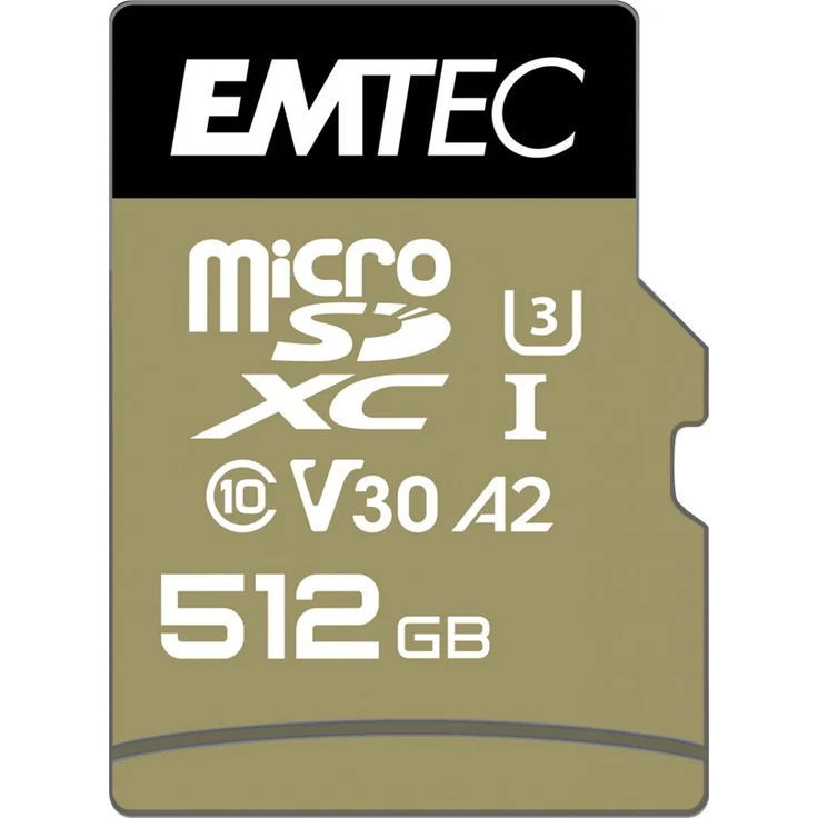 Emtec mSD 512GB UHS-I U3 V30 A2 SpeedIN (ECMSDM512GXC10SP) – Bild 5