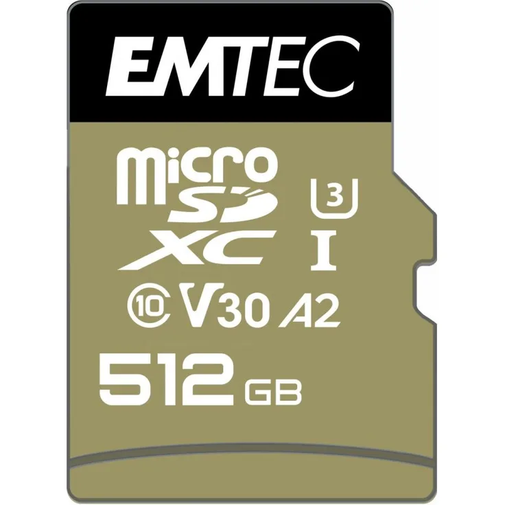 Emtec mSD 512GB UHS-I U3 V30 A2 SpeedIN (ECMSDM512GXC10SP)