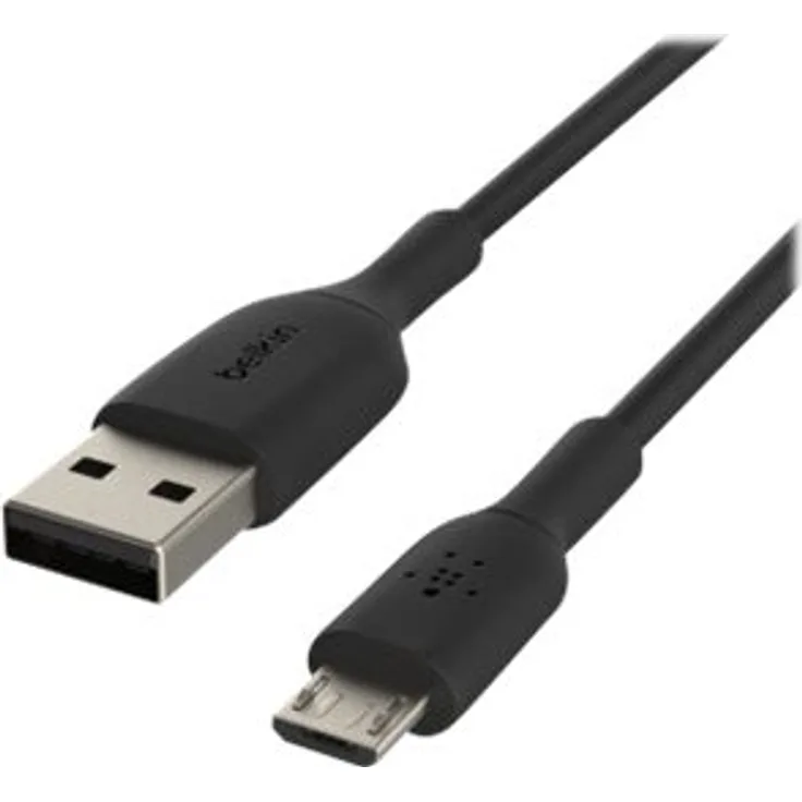 BELKIN MICRO-USB-USB-A CABLE PVC 1M BLACK (CAB005BT1MBK)