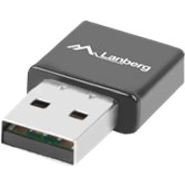 Lanberg N300 NC-0300-WI-Netzwerkkarte (USB 2.0, WLAN-Antennenanschluss) (NC-0300-WI)