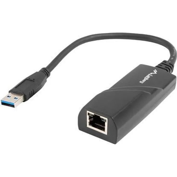Lanberg NC-1000-01-Netzwerkkarte (USB 3.0, 1x 10-100 - 1000 Mbit - s) (NC-1000-01)