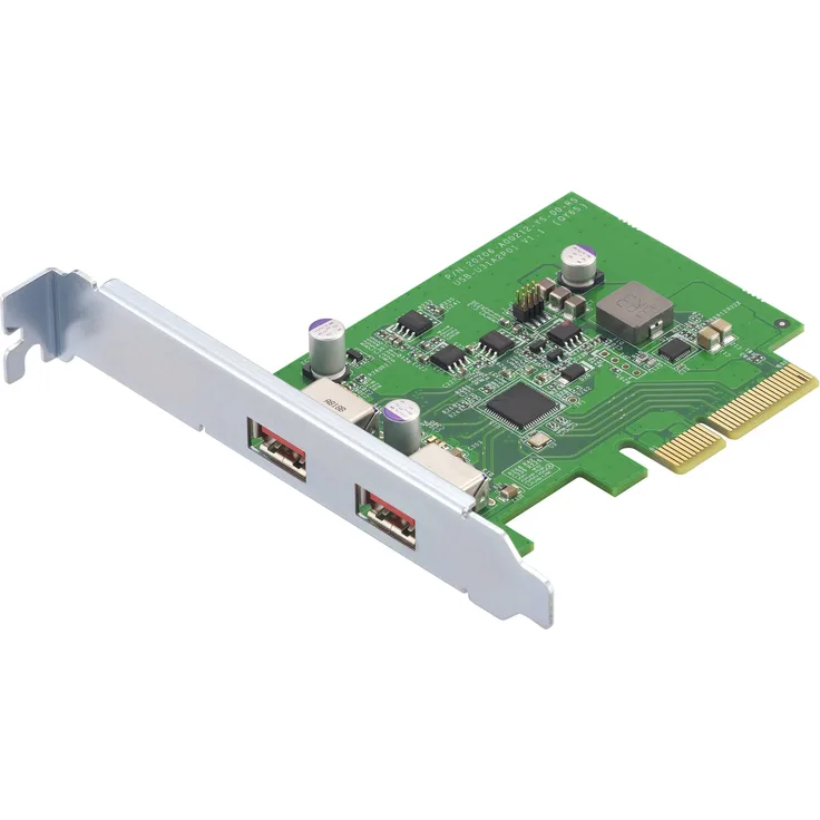 QNAP Dual-port USB3.2 Gen 2 PCIe expansion card