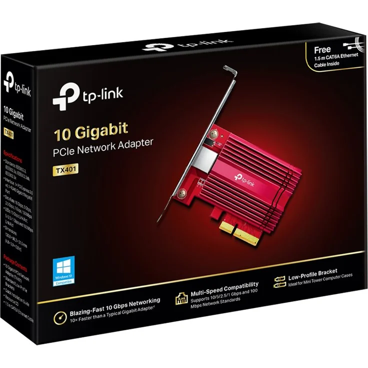 TP-Link TX401 10 Gigabit PCI Express Netzwerkkarte – Bild 5