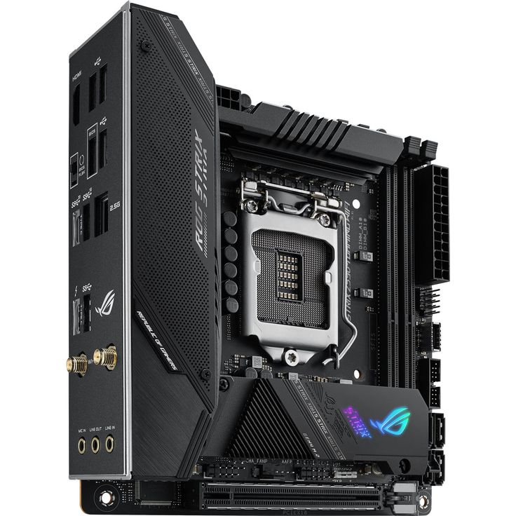ASUS ROG STRIX Z590-I GAMING WIFI - Mini-ITX, Intel Z590, LGA 1200 (Sockel H5), Dual-channel DDR4-SDRAM (90MB1680-M0EAY0) – Bild 8