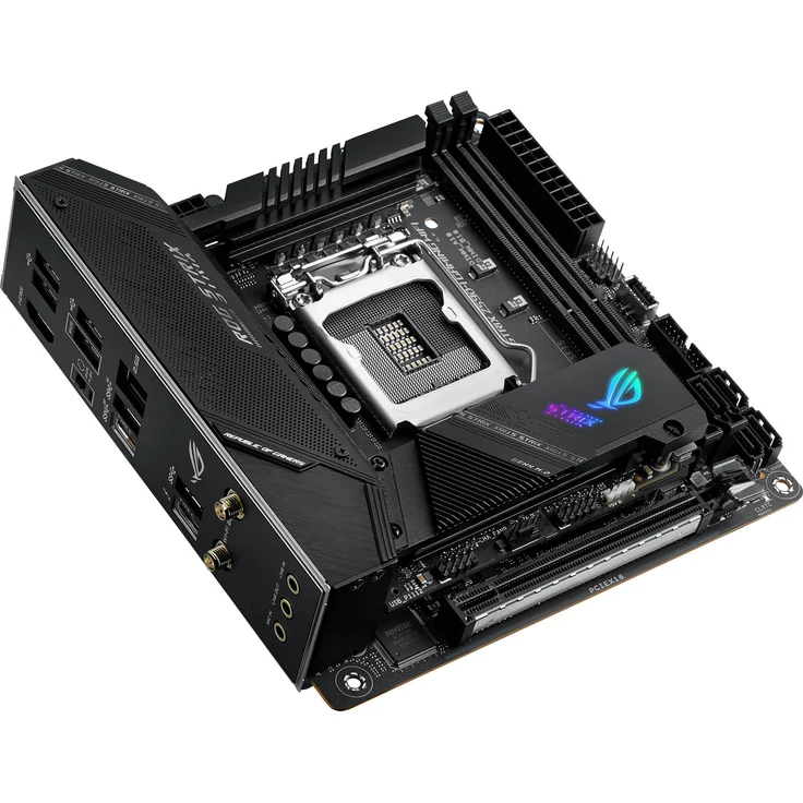 ASUS ROG STRIX Z590-I GAMING WIFI - Mini-ITX, Intel Z590, LGA 1200 (Sockel H5), Dual-channel DDR4-SDRAM (90MB1680-M0EAY0) – Bild 6