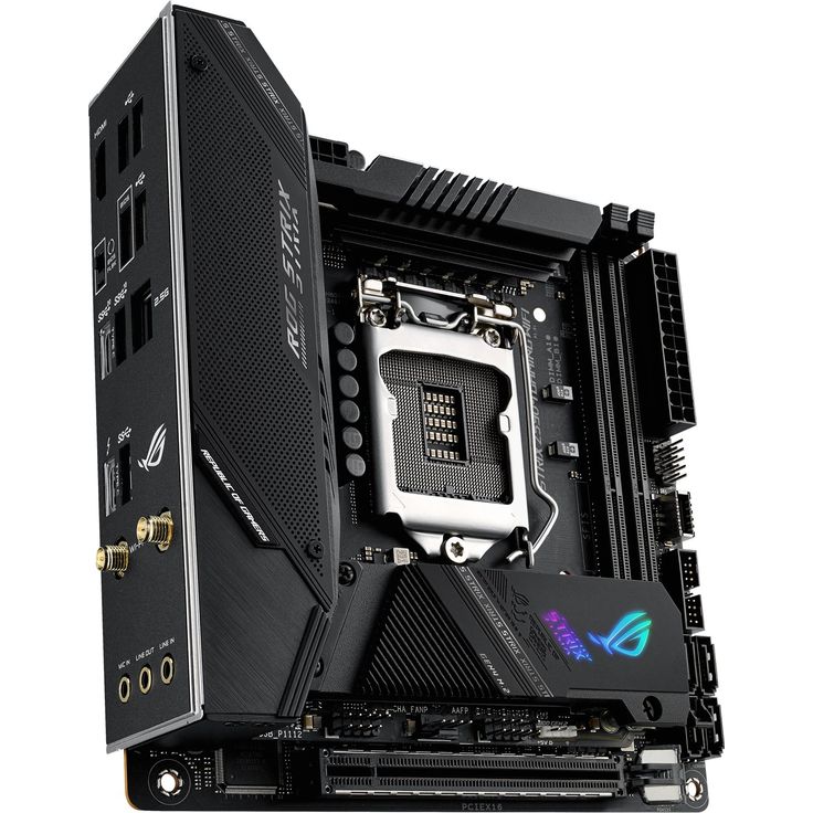 ASUS ROG STRIX Z590-I GAMING WIFI - Mini-ITX, Intel Z590, LGA 1200 (Sockel H5), Dual-channel DDR4-SDRAM (90MB1680-M0EAY0) – Bild 9