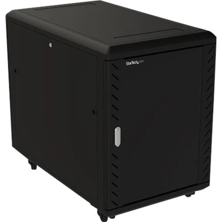 STARTECH.COM 15 HE 48.26cm 19 Zoll Serverschrank - 800mm tief - bis zu 800 kg - abschliessbarer Netzwerkschrank mit Rollen- EIA-310 – Bild 1