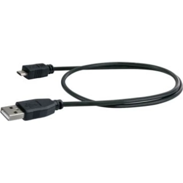 Schwaiger Micro USB Sync & Ladekabel 1m, schwarz
