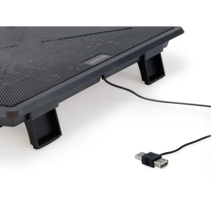 CONPTRONIC 1-Fan Cooling Pad (15.6'')- schwarz