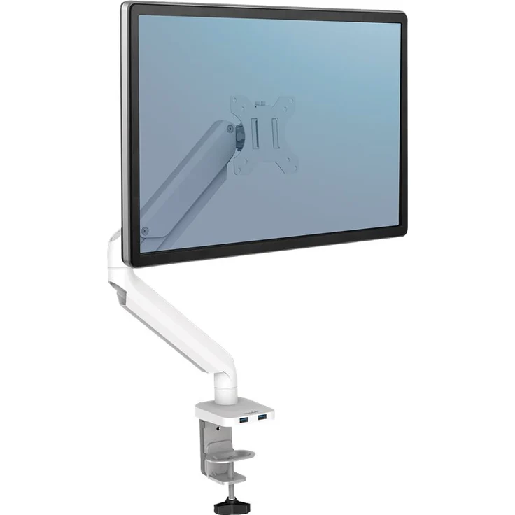 Fellowes Monitorarm Platinum Series 1 Bildschirm Tichklemme weiß – Bild 3