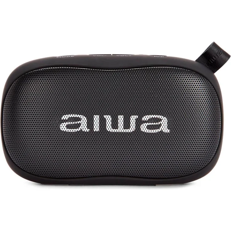 Aiwa BS-110BK Mini Bluetooth Lautsprecher mit Karabiner 10W HyperBass Musik Box – Bild 5