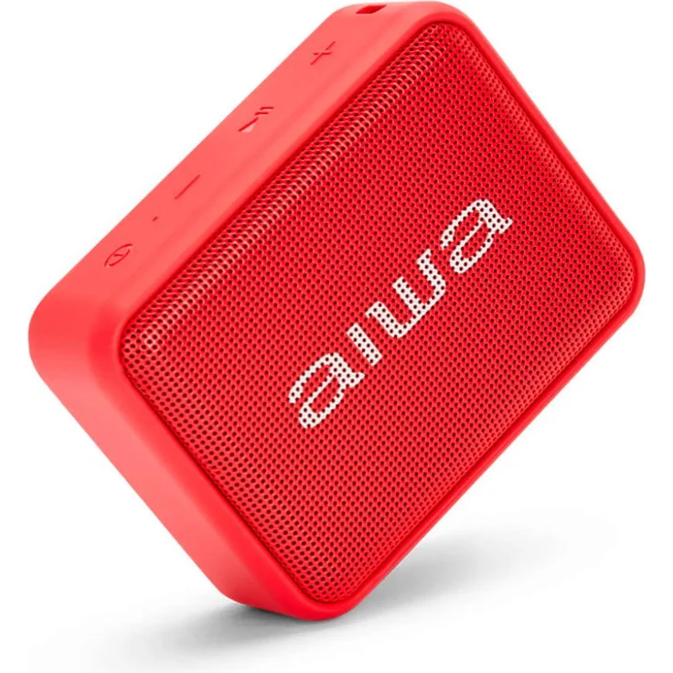 Aiwa BS-200RD rot Bluetooth Lautsprecher TWS FM Radio IPX6 Bassbox 6W RMS – Bild 4