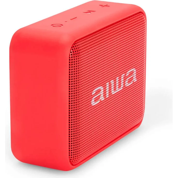 Aiwa BS-200RD rot Bluetooth Lautsprecher TWS FM Radio IPX6 Bassbox 6W RMS – Bild 5