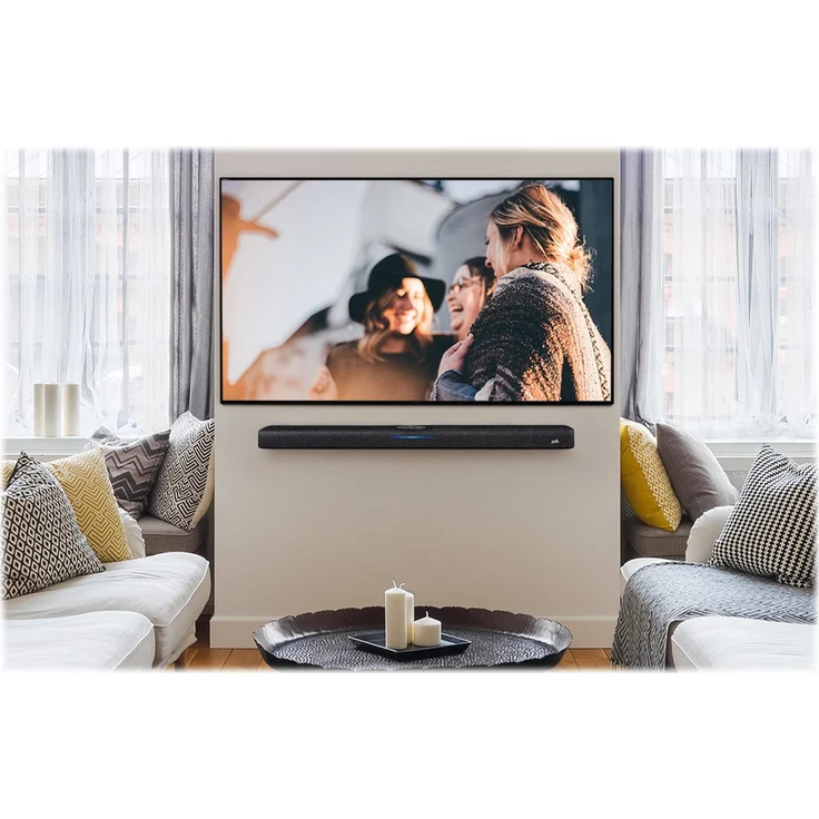 Polk Audio React 2.0 Soundbar mit Subwoofer, Dolby Atmos, Amazon Alexa, kabellos/kabelgebunden, geeignet für TV, schwarz  – Bild 12