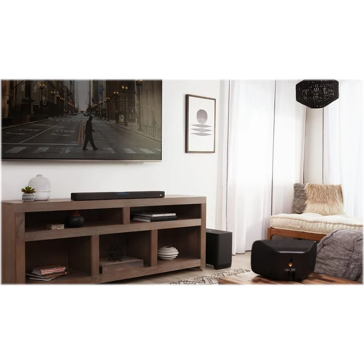 Polk Audio React 2.0 Soundbar mit Subwoofer, Dolby Atmos, Amazon Alexa, kabellos/kabelgebunden, geeignet für TV, schwarz  – Bild 14