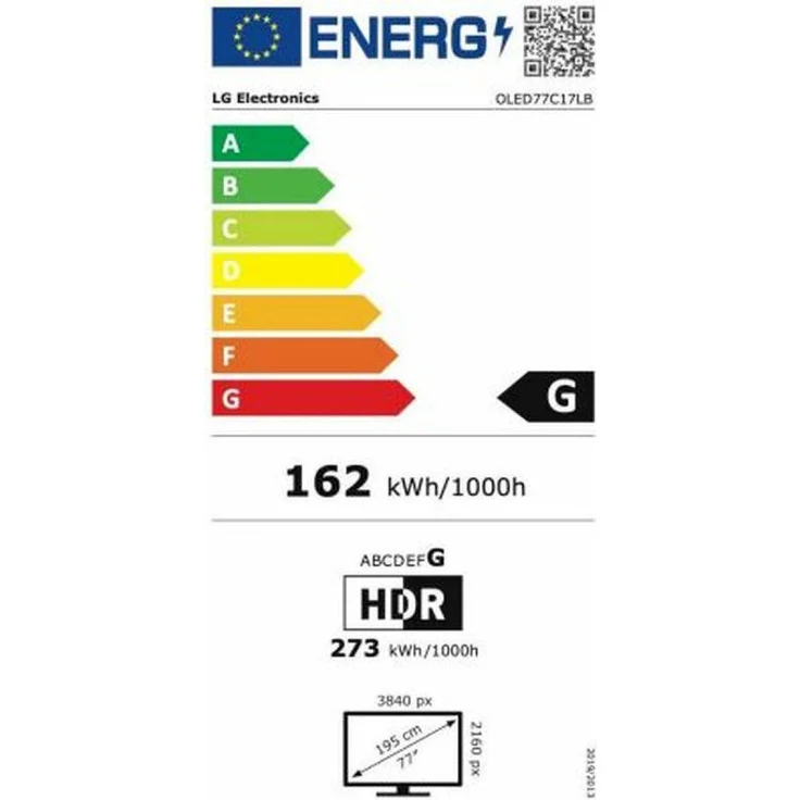 LG OLED77C17LB 195 cm (77 Zoll) OLED Smart TV (Ultra HD, HDR) HD-Triple-Tuner (Sat, Antenne, Kabel) Modelljahr 2021 Energieklasse G (DE-Modell) – Bild 15
