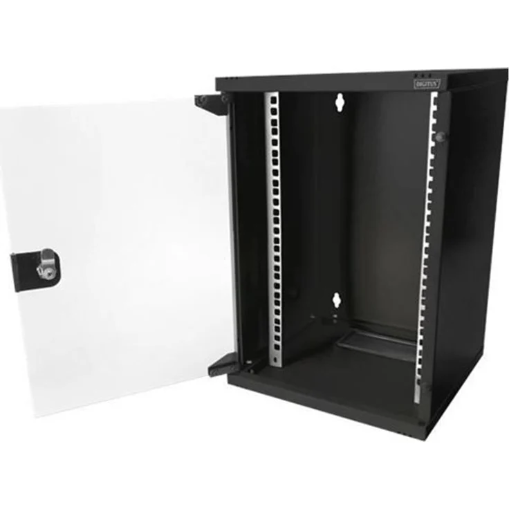 DIGITUS 10- 9HE Wandgehäuse 464x312x300mm Schwarz RAL 9005 - Preisvergleich – Bild 2