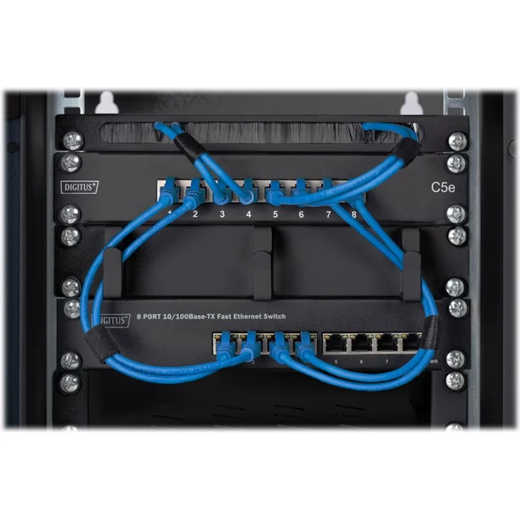 DIGITUS 10- 9HE Wandgehäuse 464x312x300mm Schwarz RAL 9005 - Preisvergleich – Bild 4