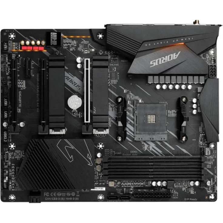 Gigabyte B550 AORUS ELITE AX V2 - ATX, AMD B550, Sockel AM4, Dual-channel DDR4 (B550 AORUS ELITE AX V2) – Bild 2