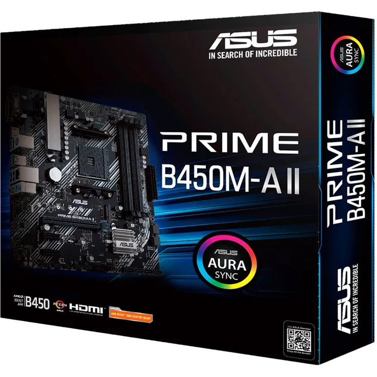 ASUS PRIME B450M-A II - micro ATX, AMD B450, Sockel AM4, Dual-channel DDR4 (90MB15Z0-M0EAY0) – Bild 7