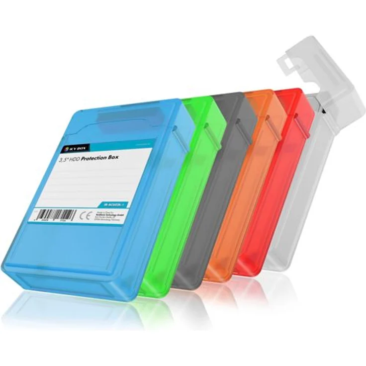 Schutzgehäuse Set IcyBox Set, 6 Stück für 3,5'' Festplatten – Bild 10