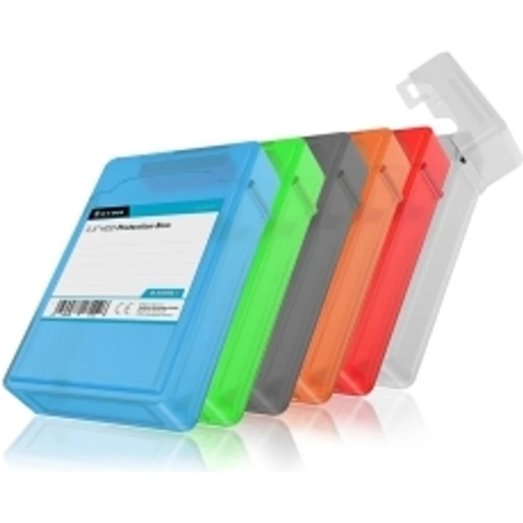 Schutzgehäuse Set IcyBox Set, 6 Stück für 3,5'' Festplatten – Bild 1