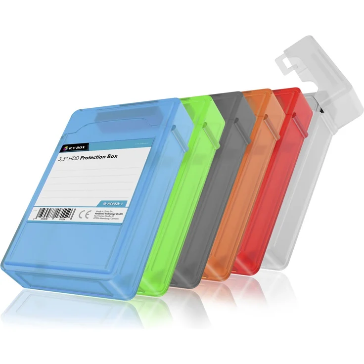 Schutzgehäuse Set IcyBox Set, 6 Stück für 3,5'' Festplatten – Bild 8