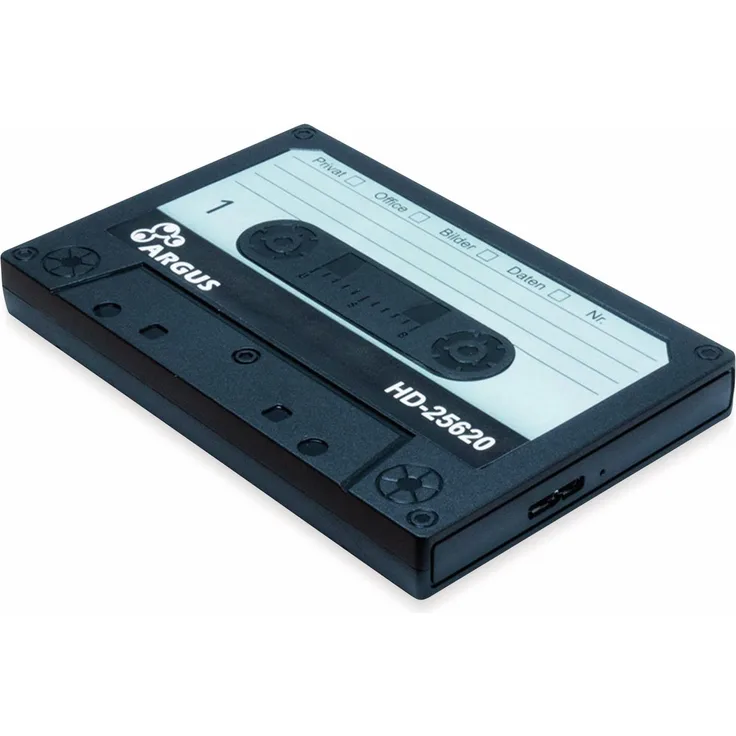 Inter-Tech HDD Gehäuse 2,5'' Argus HD-25620 back to the 80`s reta
