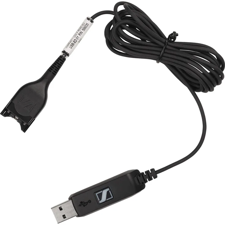 EPOS SENNHEISER USB-ED 01 Adapterkabel USB - EasyDisconnect (QD) Soundkarte in USB Stecker integriert)