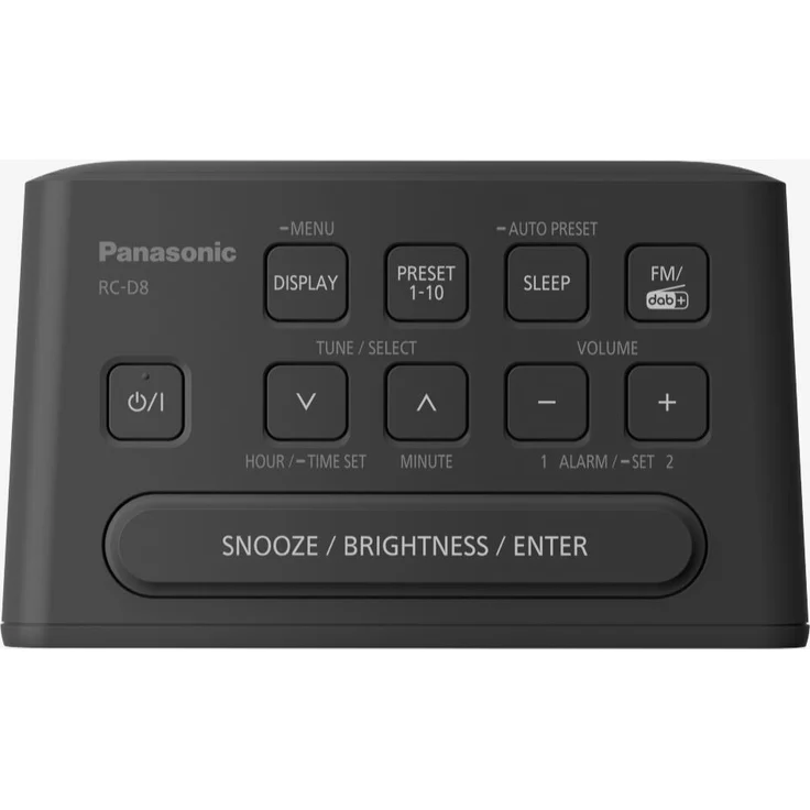 Panasonic RC-D8EG-K DAB+ Radio schwarz – Bild 2