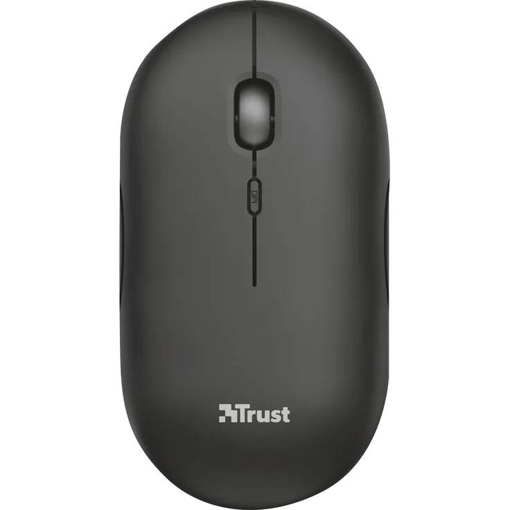 Trust Puck Wireless Mouse schwarz, USB-Bluetooth (24059)