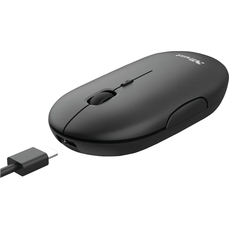 Trust Puck Wireless Mouse schwarz, USB-Bluetooth (24059) – Bild 7