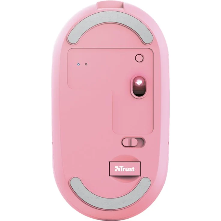 Trust Puck Wireless Mouse rosa, USB-Bluetooth (24125) – Bild 3