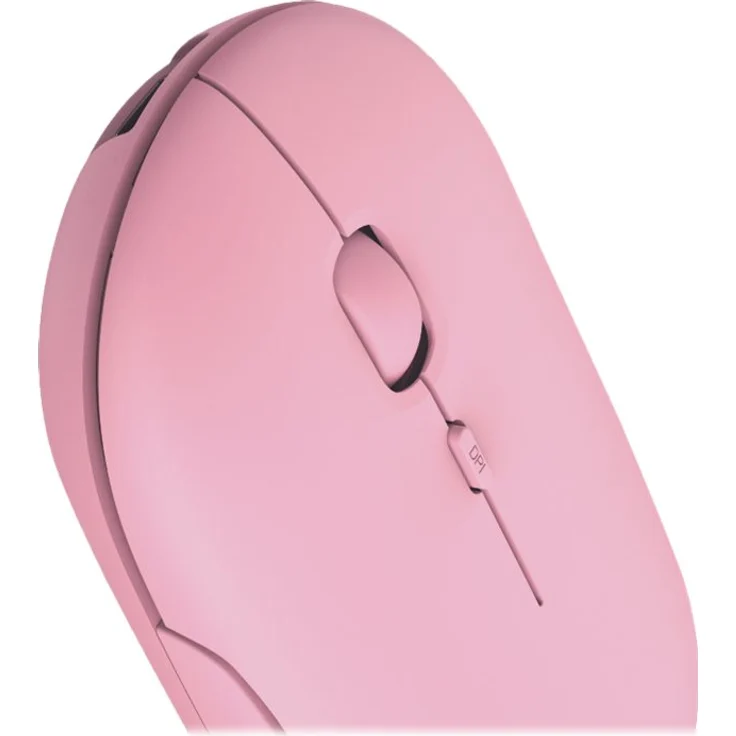 Trust Puck Wireless Mouse rosa, USB-Bluetooth (24125) – Bild 5