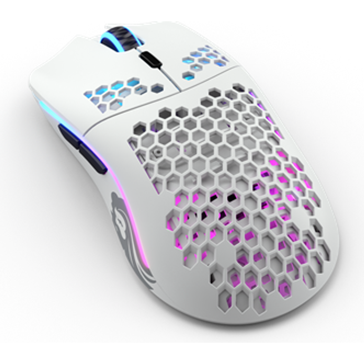 Glorious PC Gaming Race Model O Wireless Gaming-Maus, Weiß Matt – Bild 2