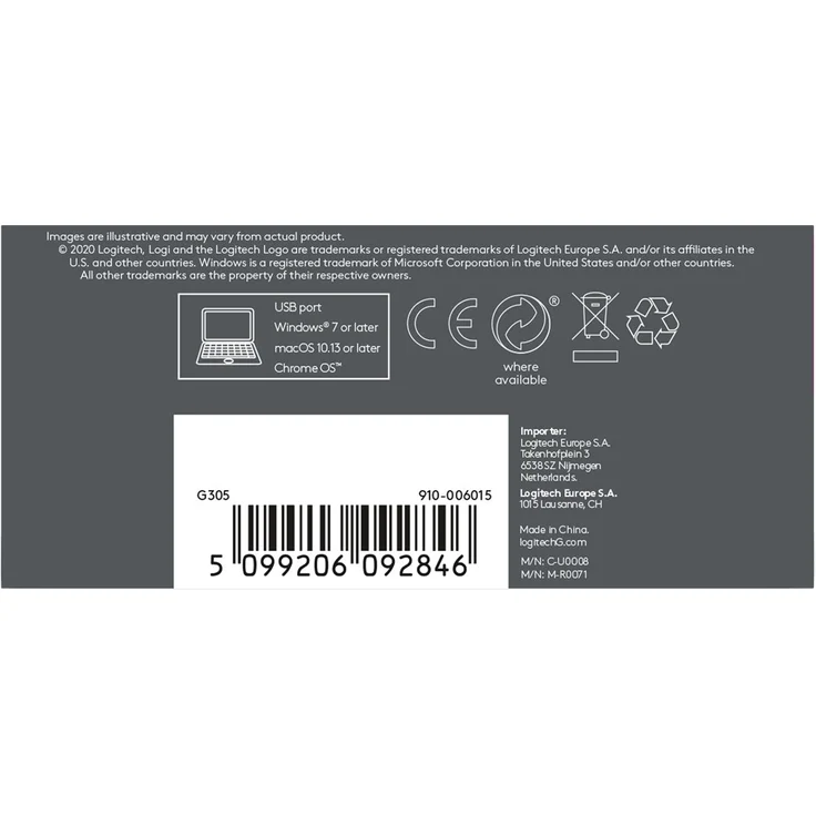 LOGITECH G305 LIGHTSPEED Wireless Gaming Mouse - BLUE - EWR2 – Bild 7