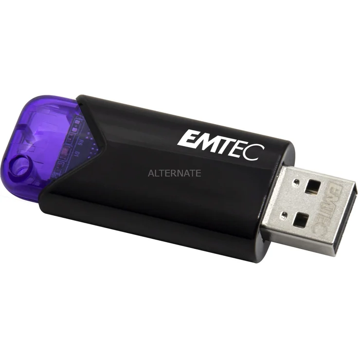 EMTEC USB-Stick 128GB B110 USB 3.2 Click Easy Purple – Bild 2