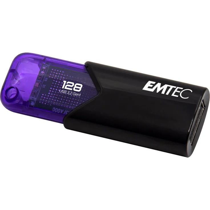 EMTEC USB-Stick 128GB B110 USB 3.2 Click Easy Purple – Bild 5