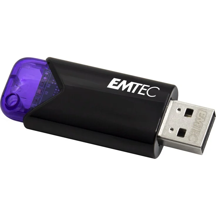 EMTEC USB-Stick 128GB B110 USB 3.2 Click Easy Purple – Bild 3