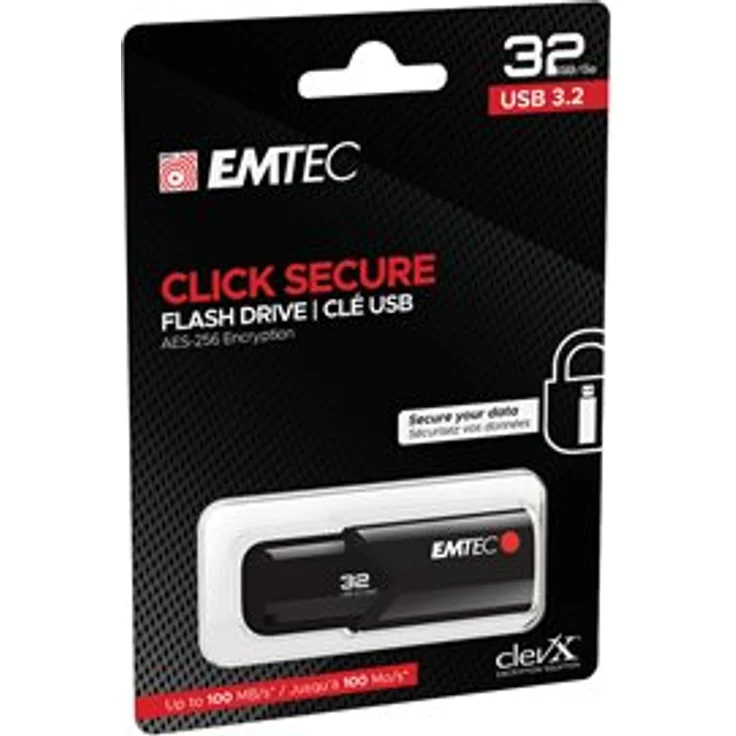 EMTEC USB-Stick 32GB B120 USB 3.2 Click Secure – Bild 8
