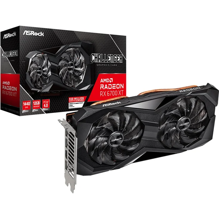 ASRock Radeon RX 6700 XT Challenger D, RX6700XT CLD 12G, 12GB GDDR6, HDMI, 3x DP – Bild 4