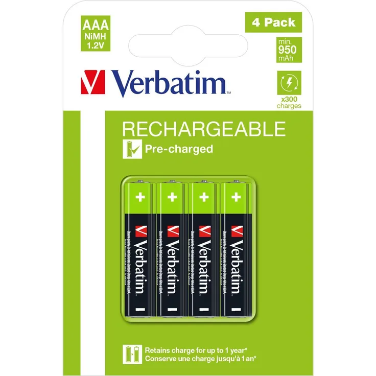 Verbatim 950MAH AAA HR03 49514