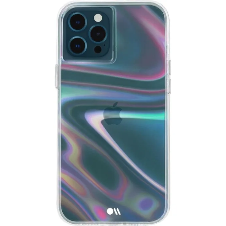 Case-Mate Soap Bubble Backcover Apple iPhone 12 Pro Max Transparent (glänzend) (CM043454)