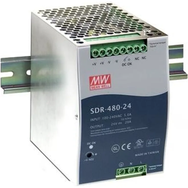Mean Well SDR-480-48 Hutschienen-Netzteil (DIN-Rail) 48 V-DC 10A 480W 1 x