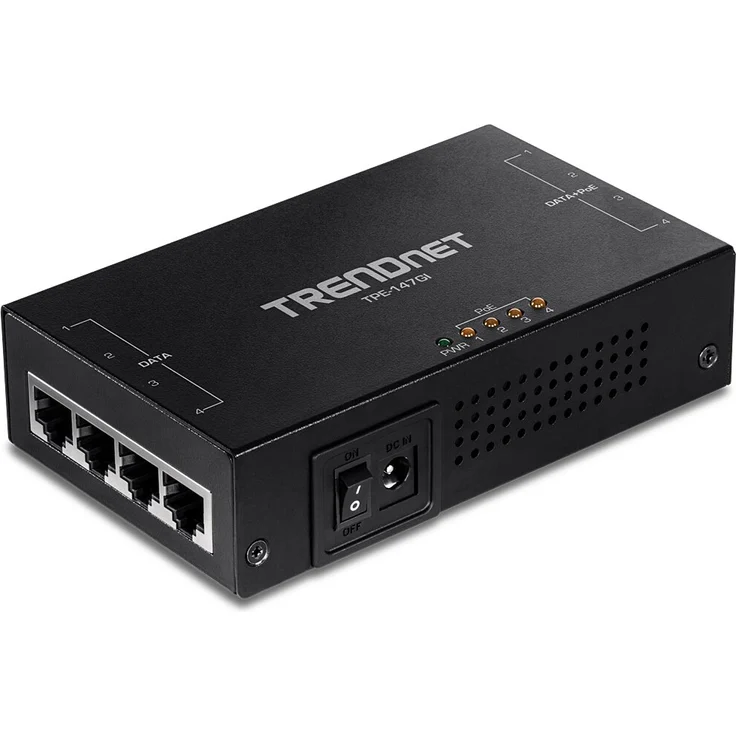 TRENDnet TPE-147GI 65W PoE+ Injektor 4-Port Gigabit - Preisvergleich – Bild 3