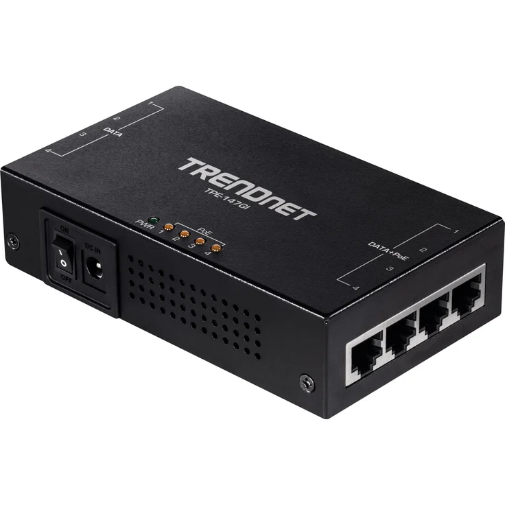 TRENDnet TPE-147GI 65W PoE+ Injektor 4-Port Gigabit - Preisvergleich – Bild 10